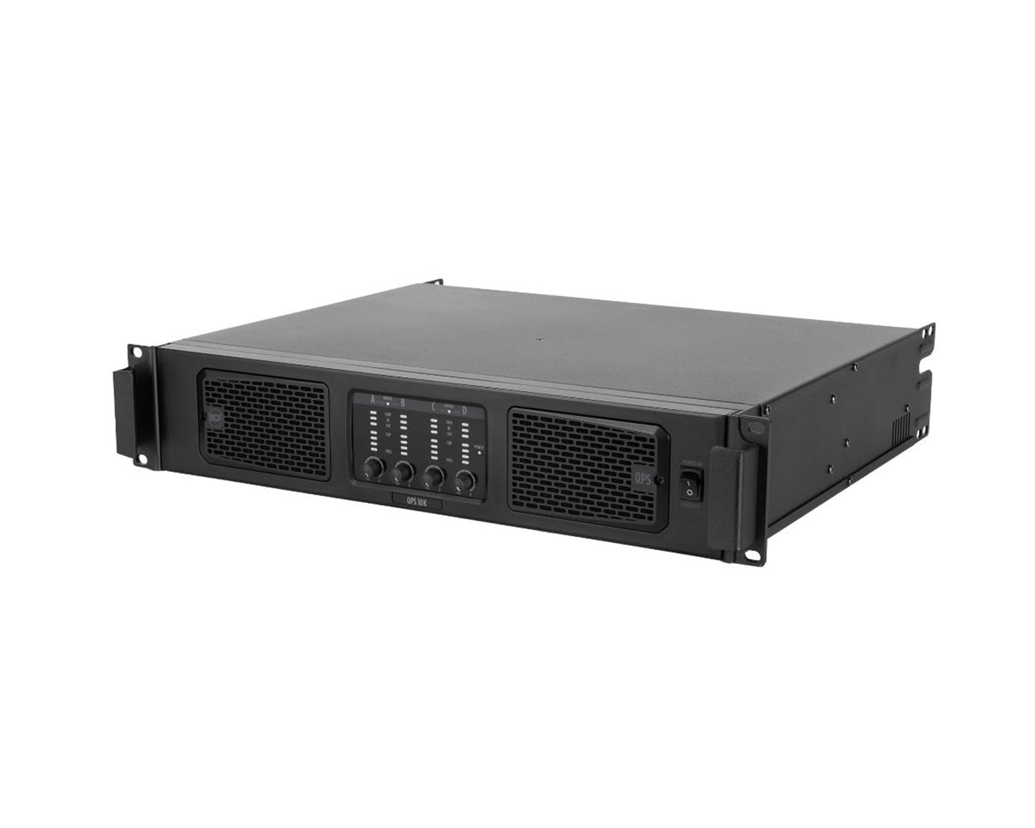 RCFQPS10K - RCF QPS 10K 4 Channel Class HD Power Amp 4x2500W @ 2ohm 2U Image 2