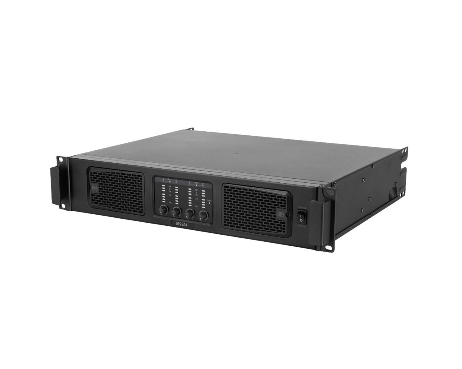 RCFQPS6K - RCF QPS 6.0K 4 Channel Class HD Power Amp 4x1500W @ 2ohm 2U Image 2