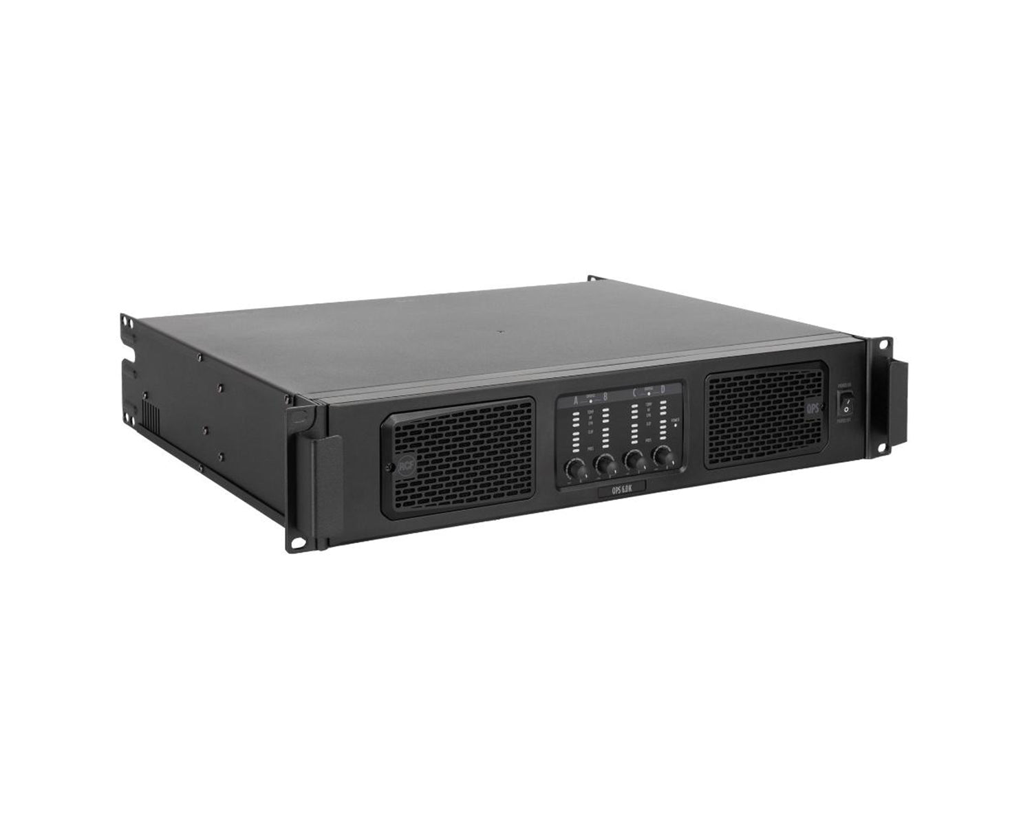 RCFQPS6K - RCF QPS 6.0K 4 Channel Class HD Power Amp 4x1500W @ 2ohm 2U Image 3