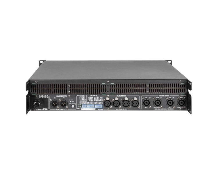 RCFQPS6K - RCF QPS 6.0K 4 Channel Class HD Power Amp 4x1500W @ 2ohm 2U Image 6