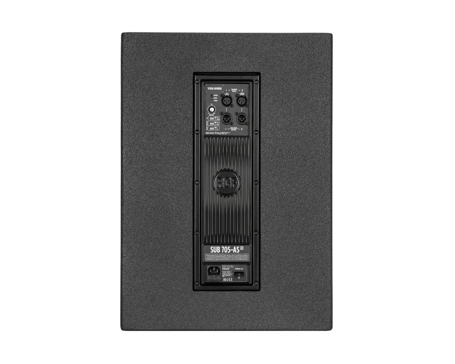 RCFSUB705MK3 - RCF SUB 705 AS MK3 15inch Birch Ply Active Subwoofer with DSP 1400W Blk Image 4