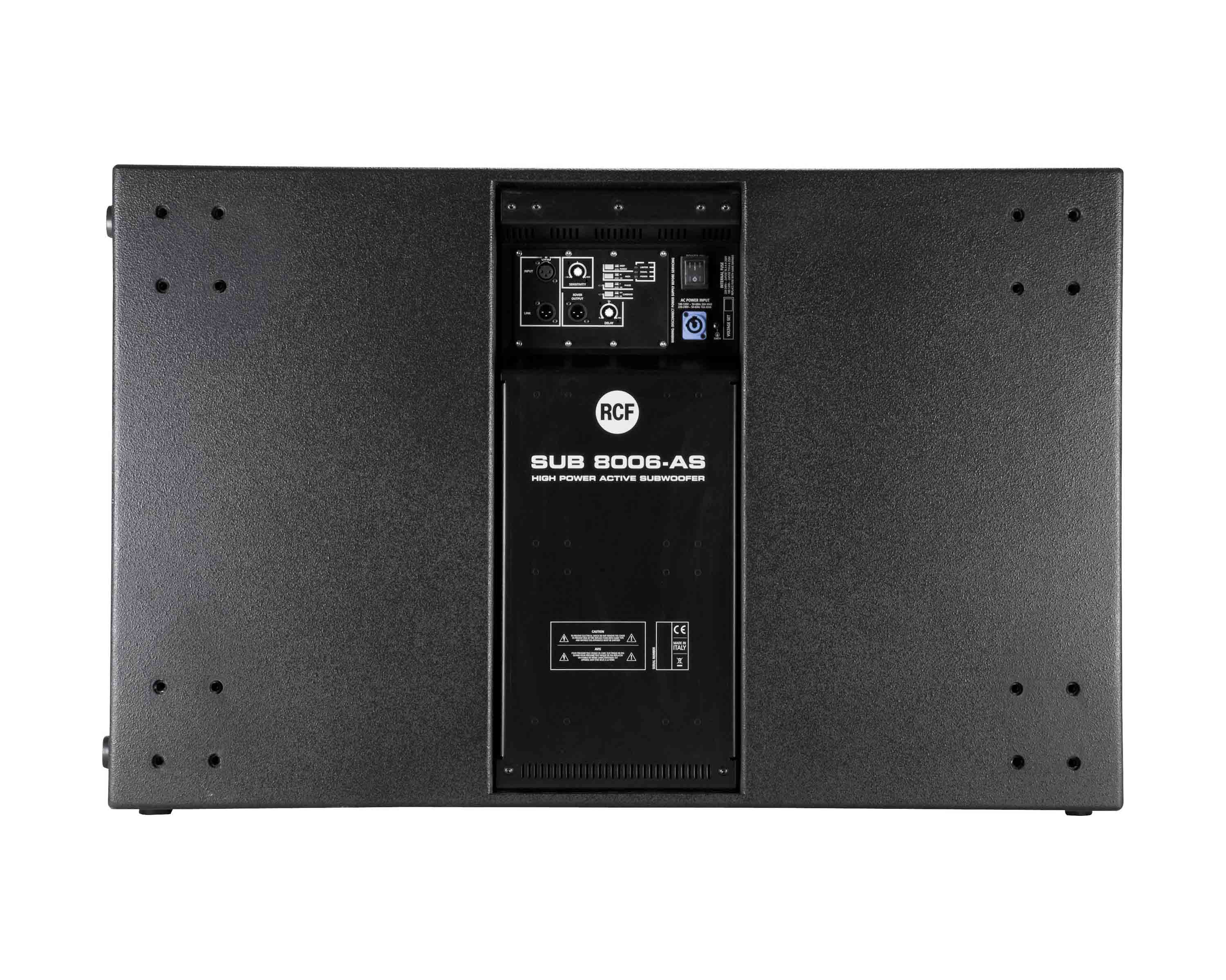 RCFSUB8006 - RCF SUB 8006 AS 2x18inch Active High Power Subwoofer 2500W Black Image 3