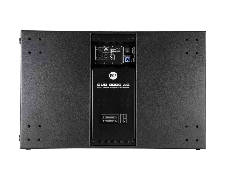 RCFSUB8006 - RCF SUB 8006 AS 2x18inch Active High Power Subwoofer 2500W Black Image 3