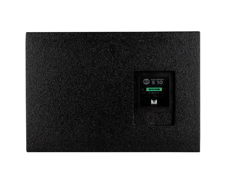 RCFSUBS10 - RCF Compact S10 10inch Ultra Compact Plywood Subwoofer 400W Black Image 5