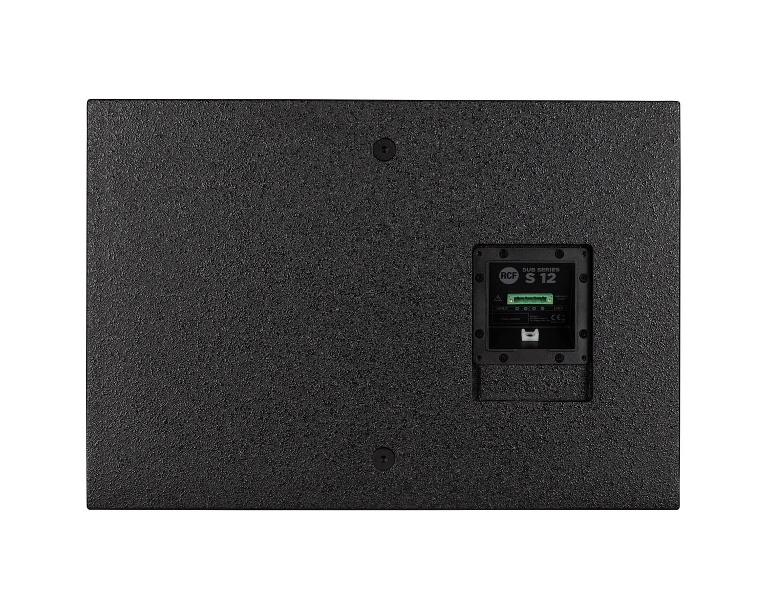 RCFSUBS12 - RCF Compact S12 12inch Ultra Compact Plywood Subwoofer 400W Black Image 5