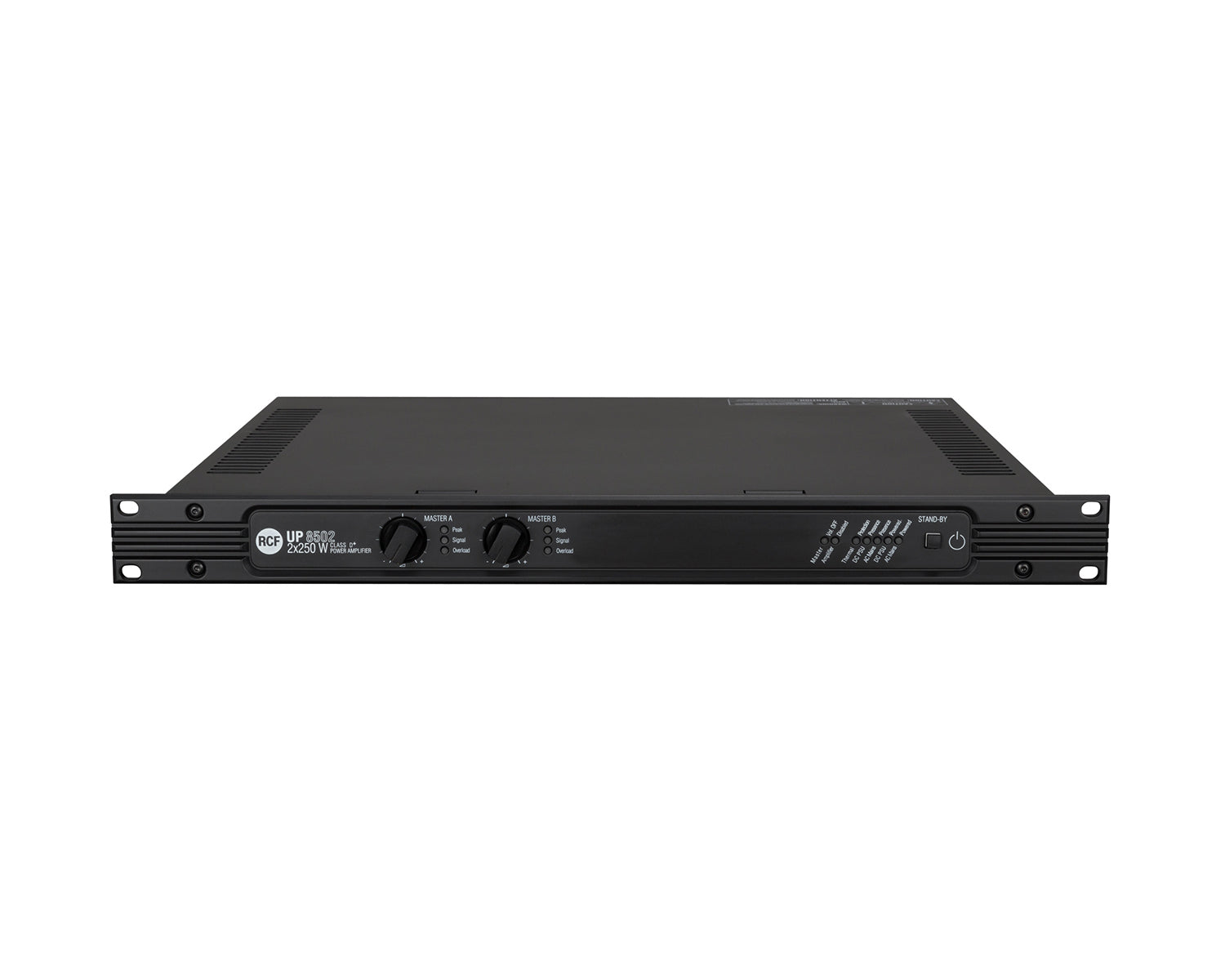 RCFUP8502 - RCF UP 8502 2 Channel 100V Line Power Amp 2x250W 1U Image 1