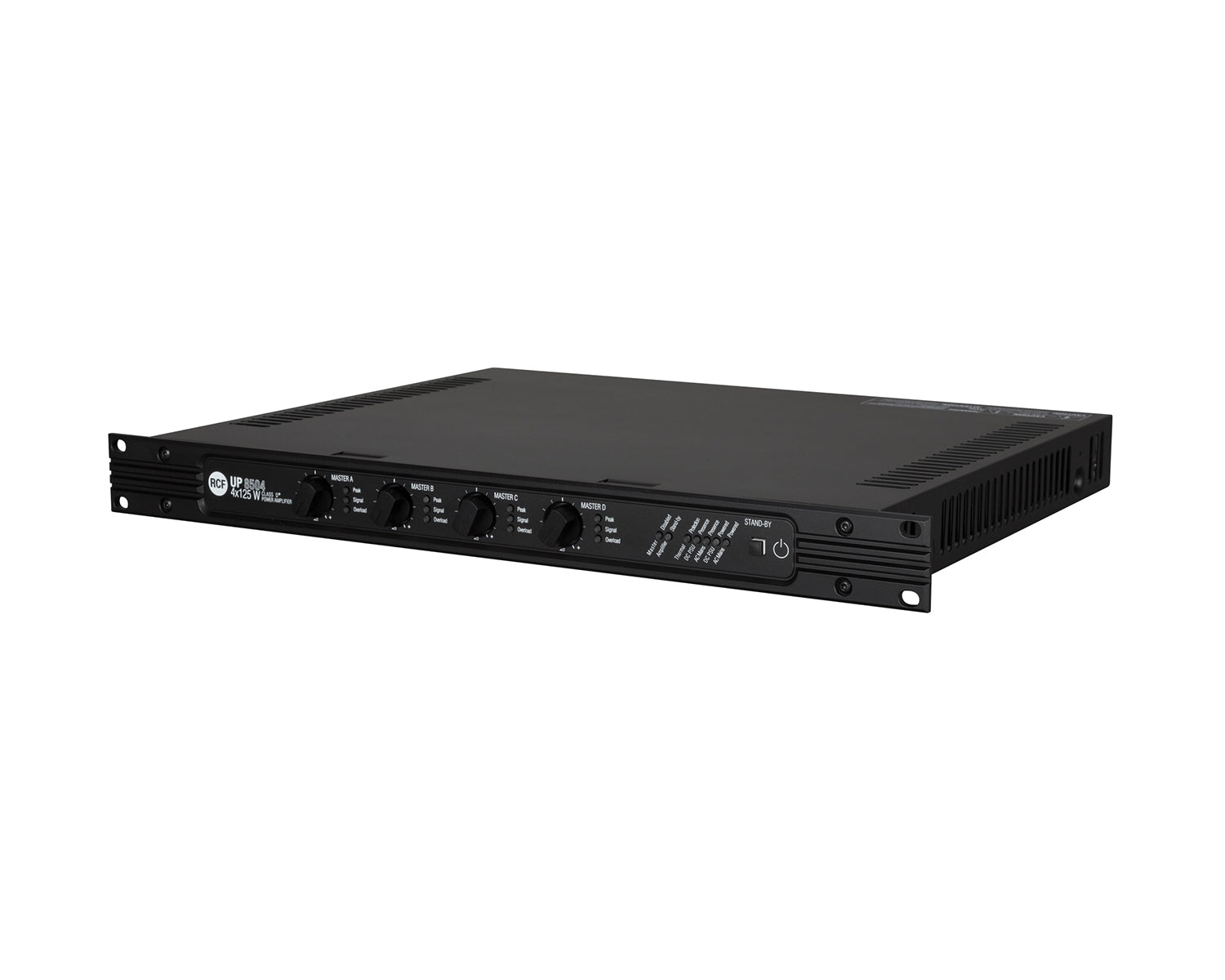 RCFUP8504 - RCF UP 8504 4 Channel 100V Line Power Amp 4x125W 1U Image 2