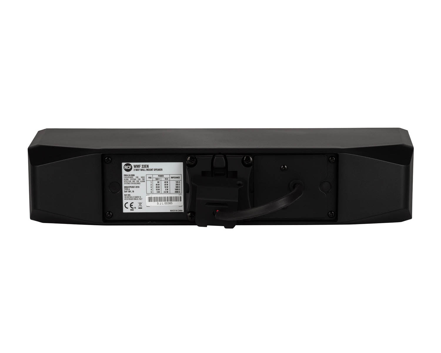 RCFWMF33EN - RCF WMF 33EN 2x3inch 2 Way Passive Wall Mount Loudspeaker 100V EN54 Image 4