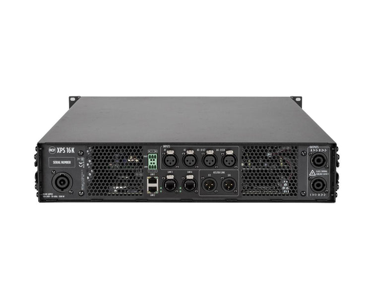 RCFXPS16K - RCF XPS 16K 4Ch Class D Power Amp 4x4000W @ 2.7ohm with RDNET Image 6