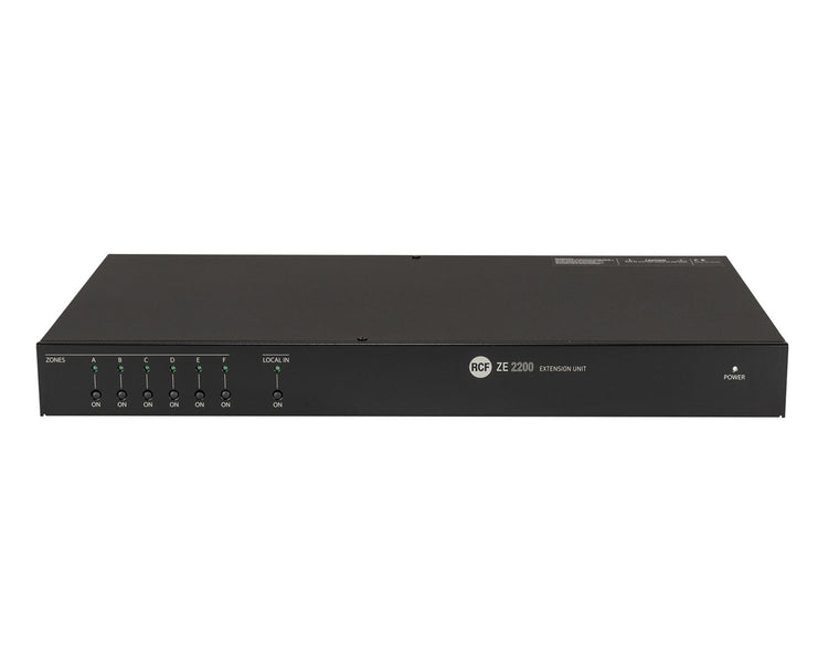 RCFZE2200 - RCF ZE2200 6 Zones Expansion Unit for ZM2100 or ZM2124 Image 1