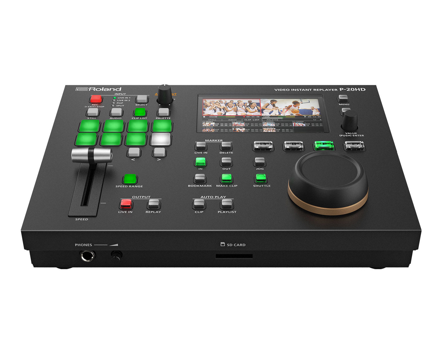 ROLP20HD - Roland Pro AV P 20HD AV Instant Replayer with Slow Mo and Vari Speed Playback Image 1