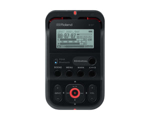 ROLR07 - Roland Pro AV R 07 Handheld High Resolution Audio Recorder and Bluetooth Black Image 1
