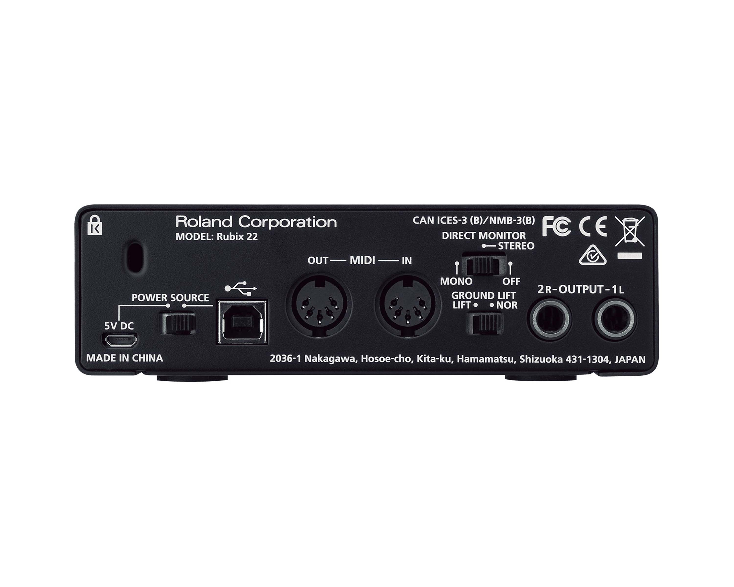 ROLRUBIX22 - Roland Pro AV RUBIX22 USB Audio Interface 2 In or 2 Out for PC or MAC or IPAD Image 3