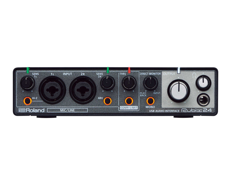 ROLRUBIX24 - Roland Pro AV RUBIX24 USB Audio Interface 2 In or 4 Out for PC or MAC or IPAD Image 1