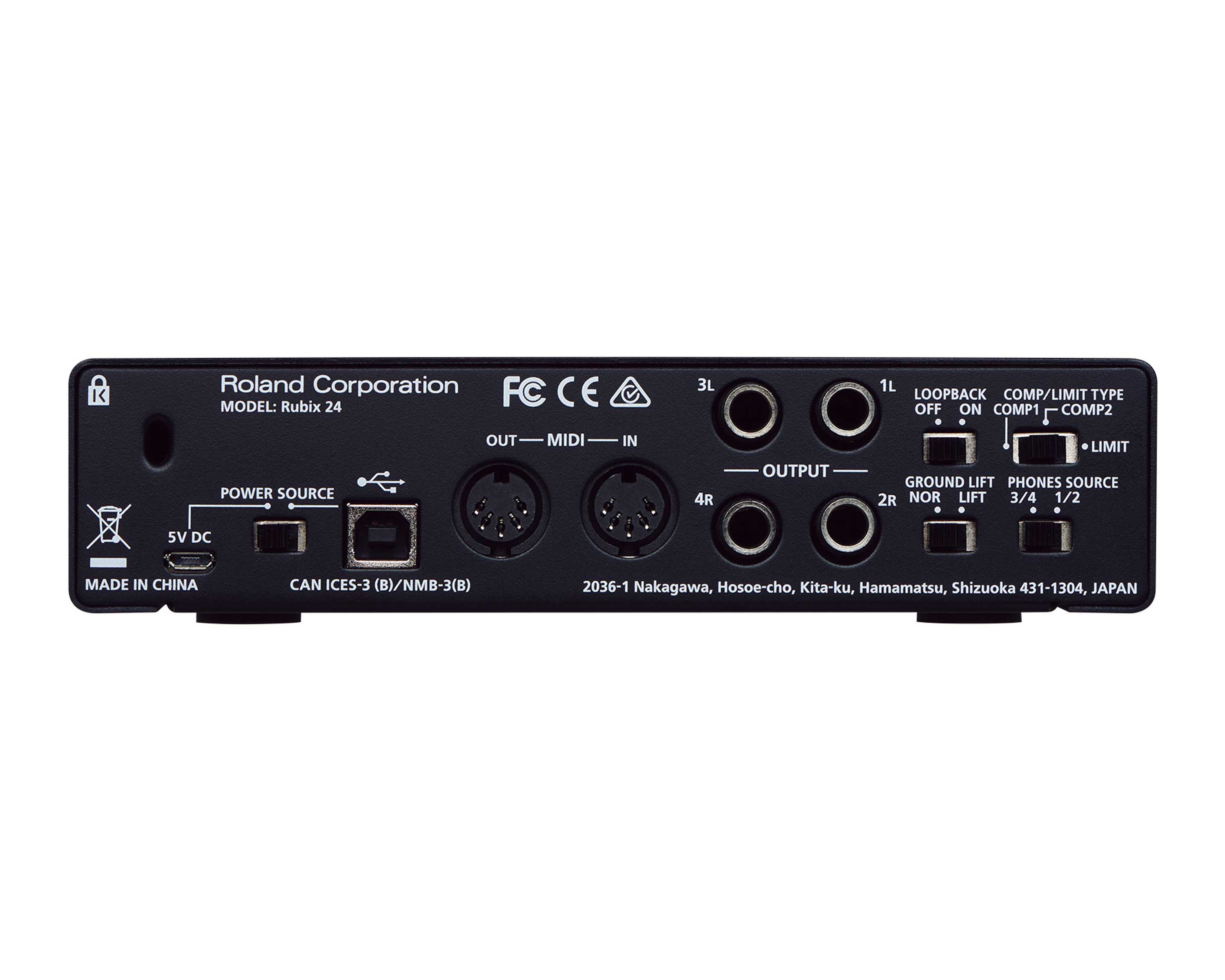ROLRUBIX24 - Roland Pro AV RUBIX24 USB Audio Interface 2 In or 4 Out for PC or MAC or IPAD Image 3