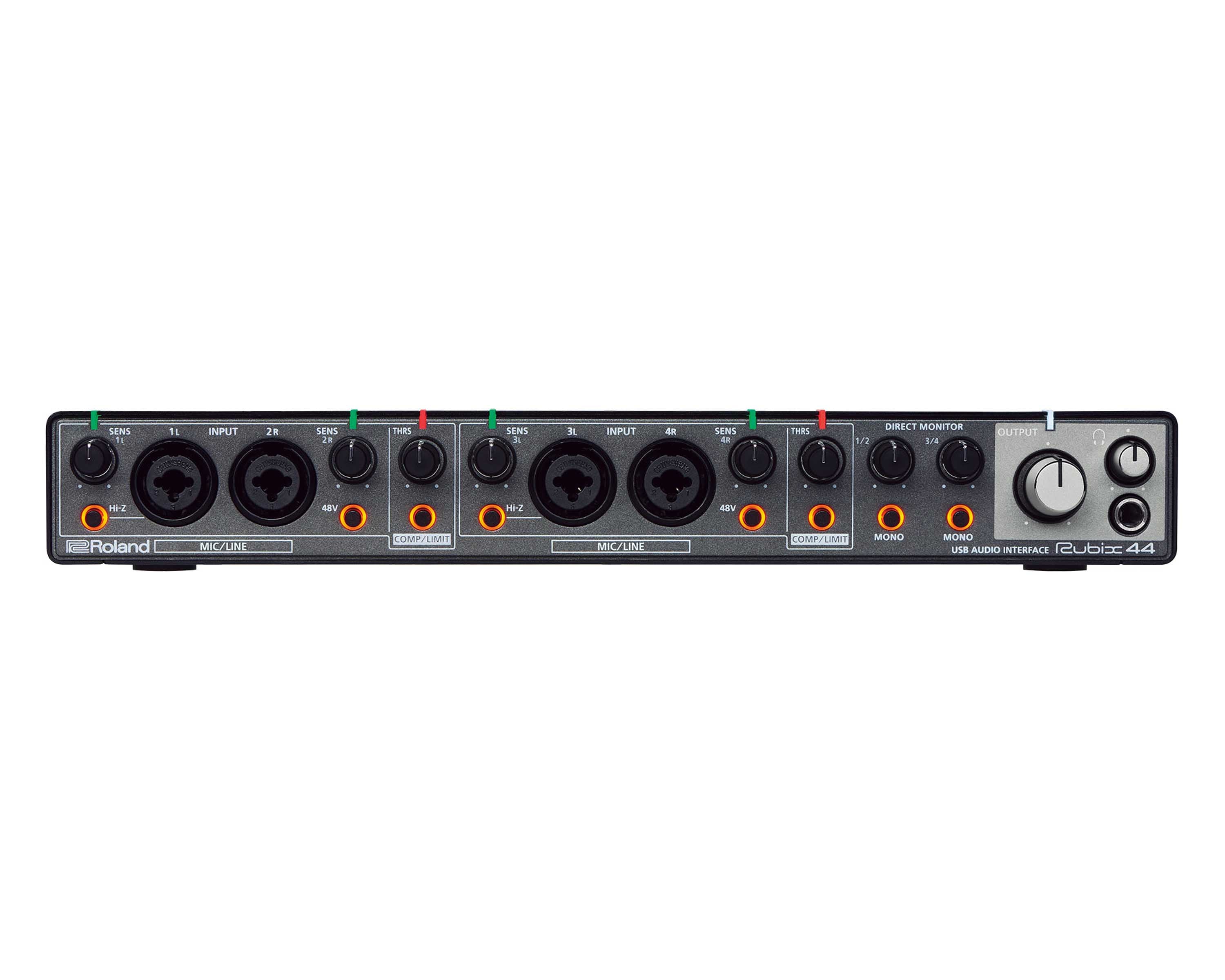 ROLRUBIX44 - Roland Pro AV RUBIX44 USB Audio Interface 4 In or 4 Out for PC or MAC or IPAD Image 1