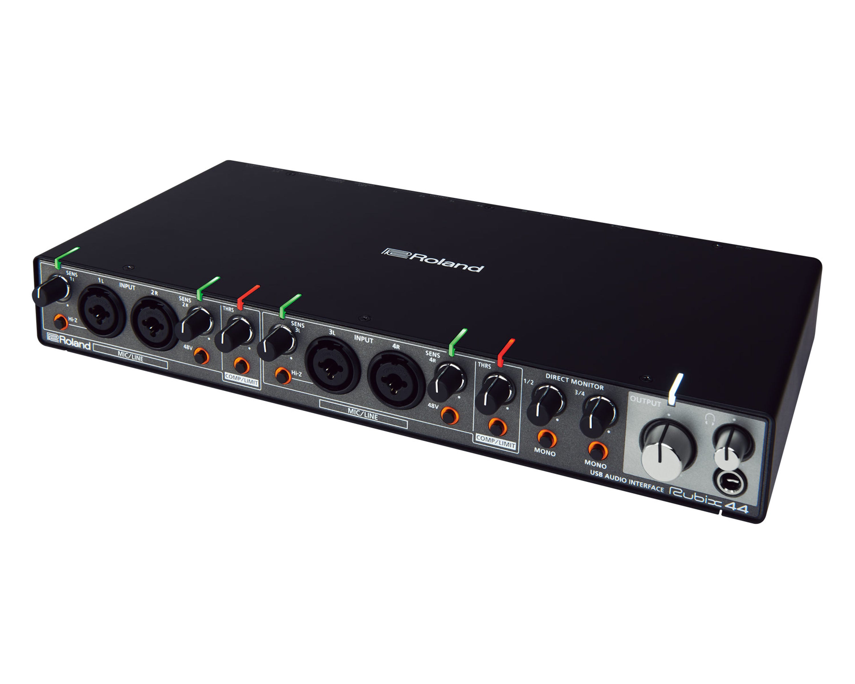 ROLRUBIX44 - Roland Pro AV RUBIX44 USB Audio Interface 4 In or 4 Out for PC or MAC or IPAD Image 2