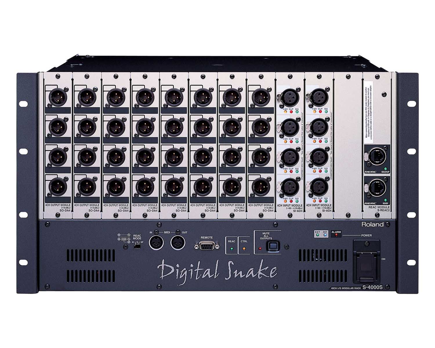 ROLS4000S - Roland Pro AV *EX DEMO* S4000SO832 Modular Rack Digital Snake Unit Image 1