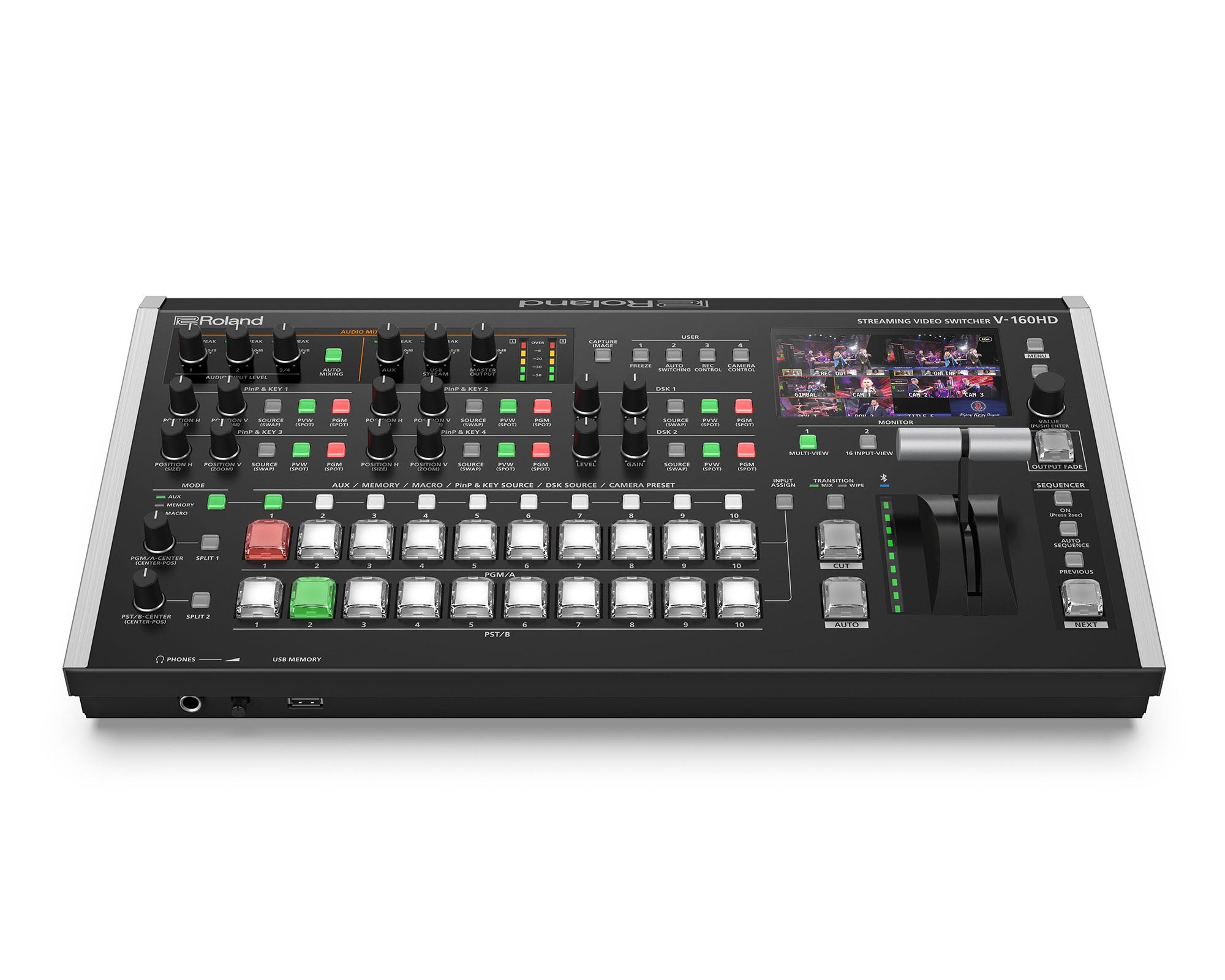 ROLV160HD - Roland Pro AV V 160HD Streaming Video Switcher with 40Ch Digital Audio Mixer Image 1