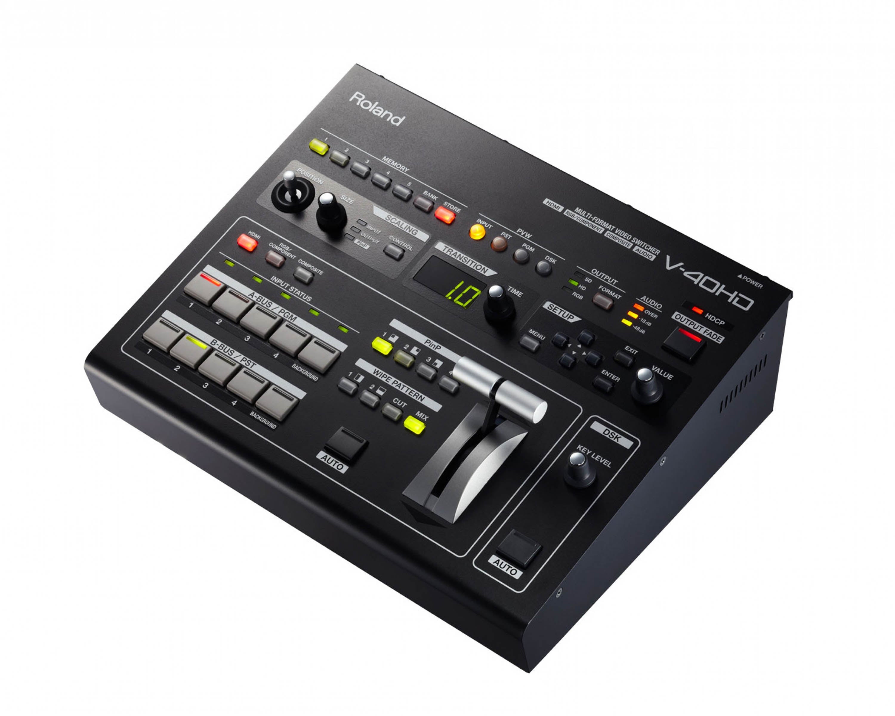 ROLV40HD - Roland Pro AV V 40HD Multi Format Video Mixer and Switcher 4HDMI in or 3HDMI Out Image 2