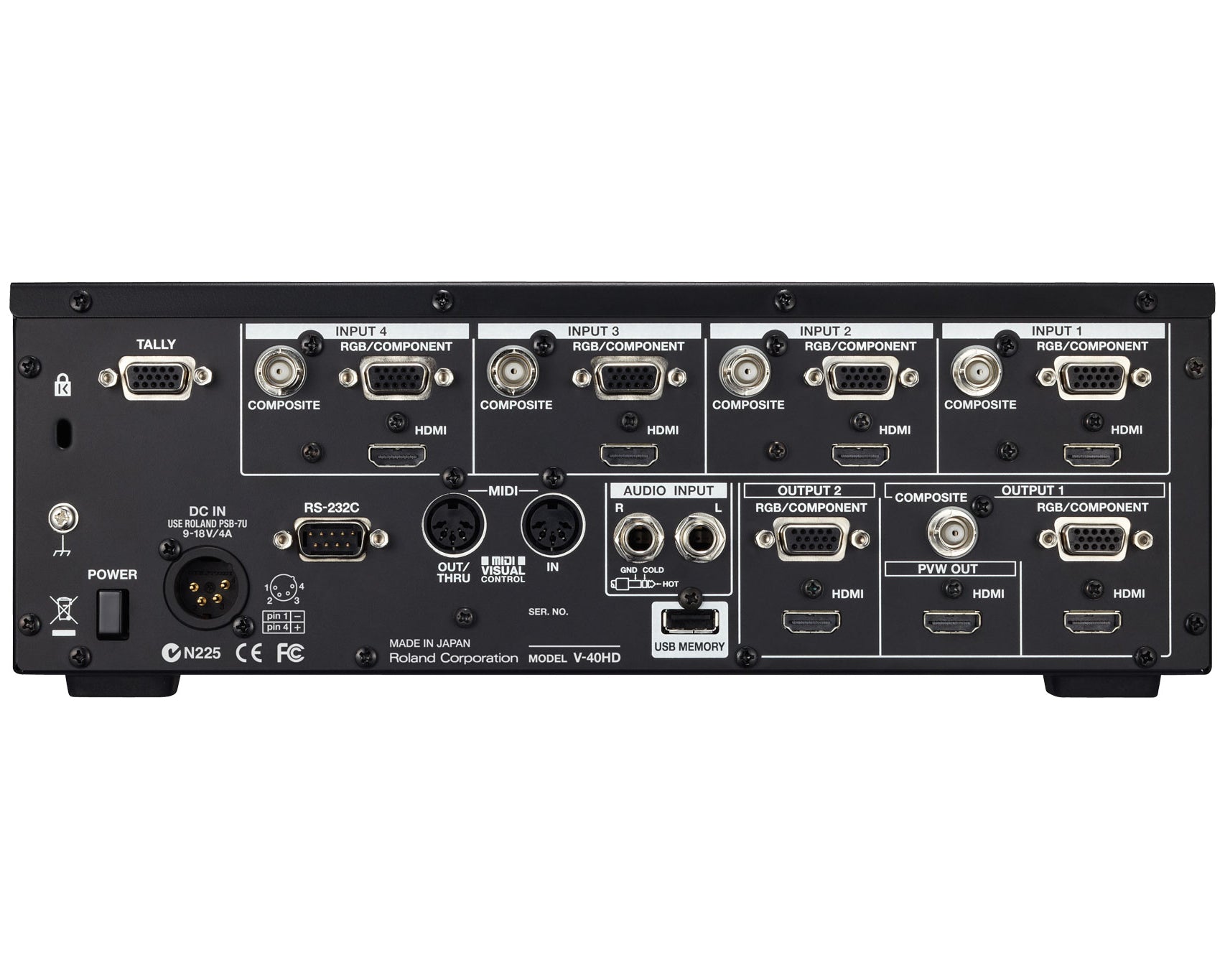ROLV40HD - Roland Pro AV V 40HD Multi Format Video Mixer and Switcher 4HDMI in or 3HDMI Out Image 3