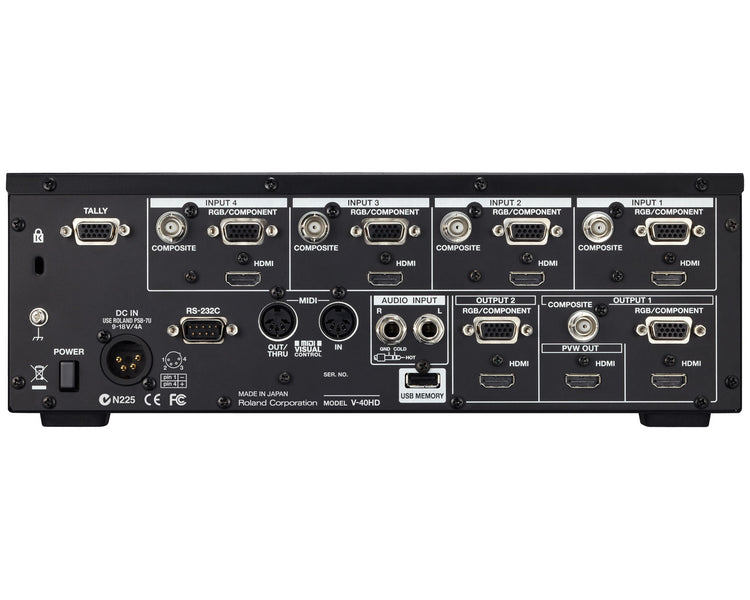ROLV40HD - Roland Pro AV V 40HD Multi Format Video Mixer and Switcher 4HDMI in or 3HDMI Out Image 3