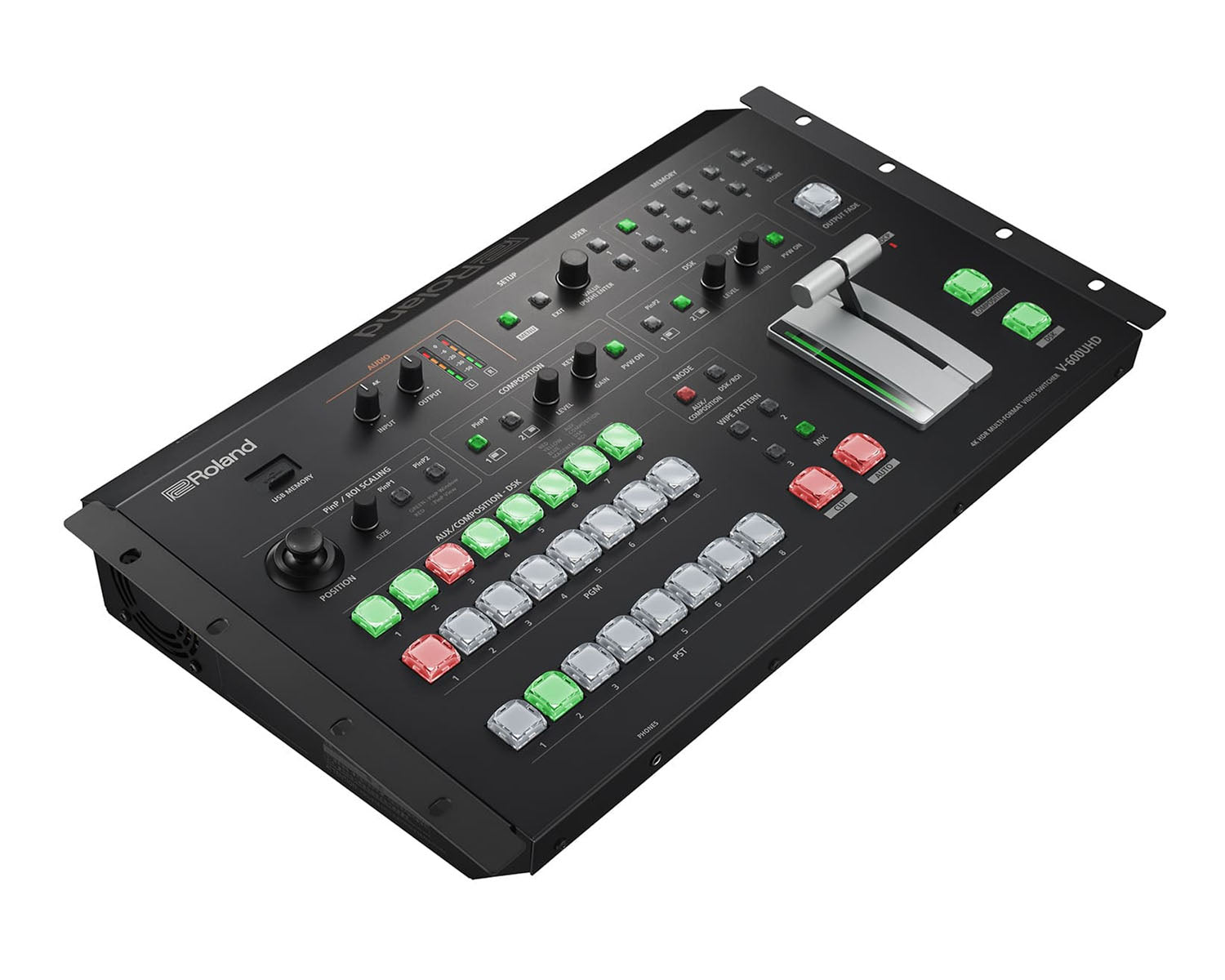 ROLV600UHD - Roland Pro AV V 600UHD Multi Format 4K HDR Video Switcher 4 x HDMI In and Out Image 2