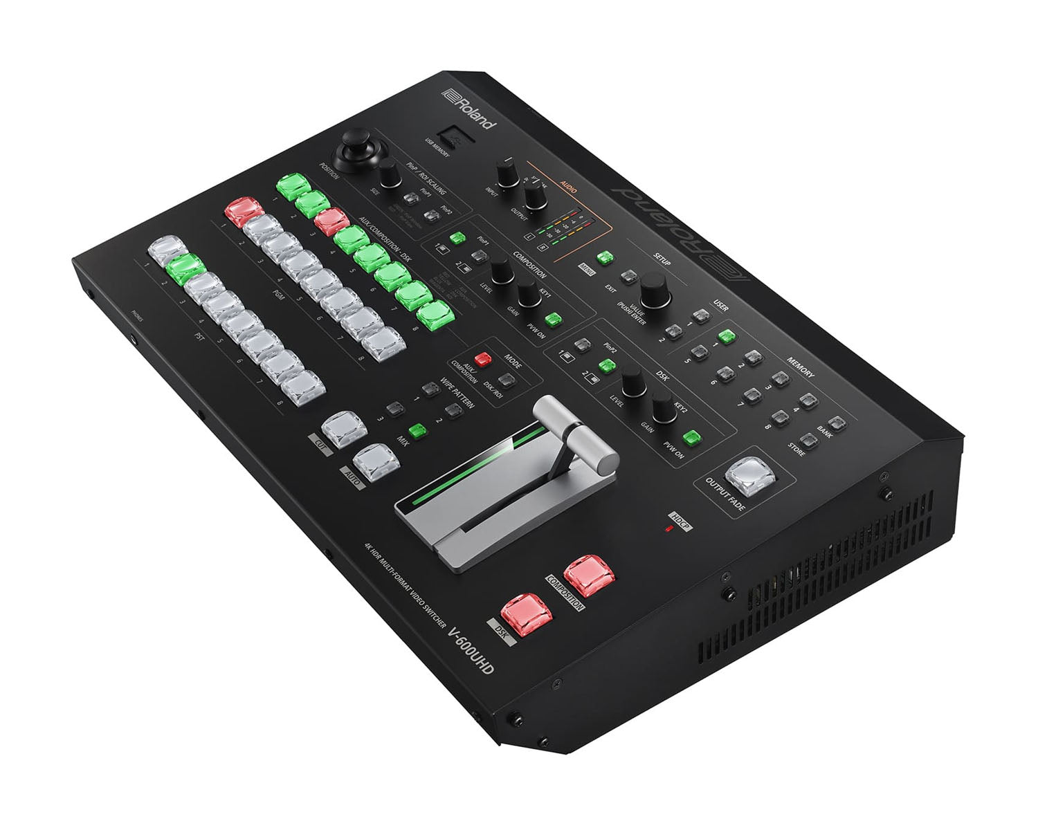 ROLV600UHD - Roland Pro AV V 600UHD Multi Format 4K HDR Video Switcher 4 x HDMI In and Out Image 3