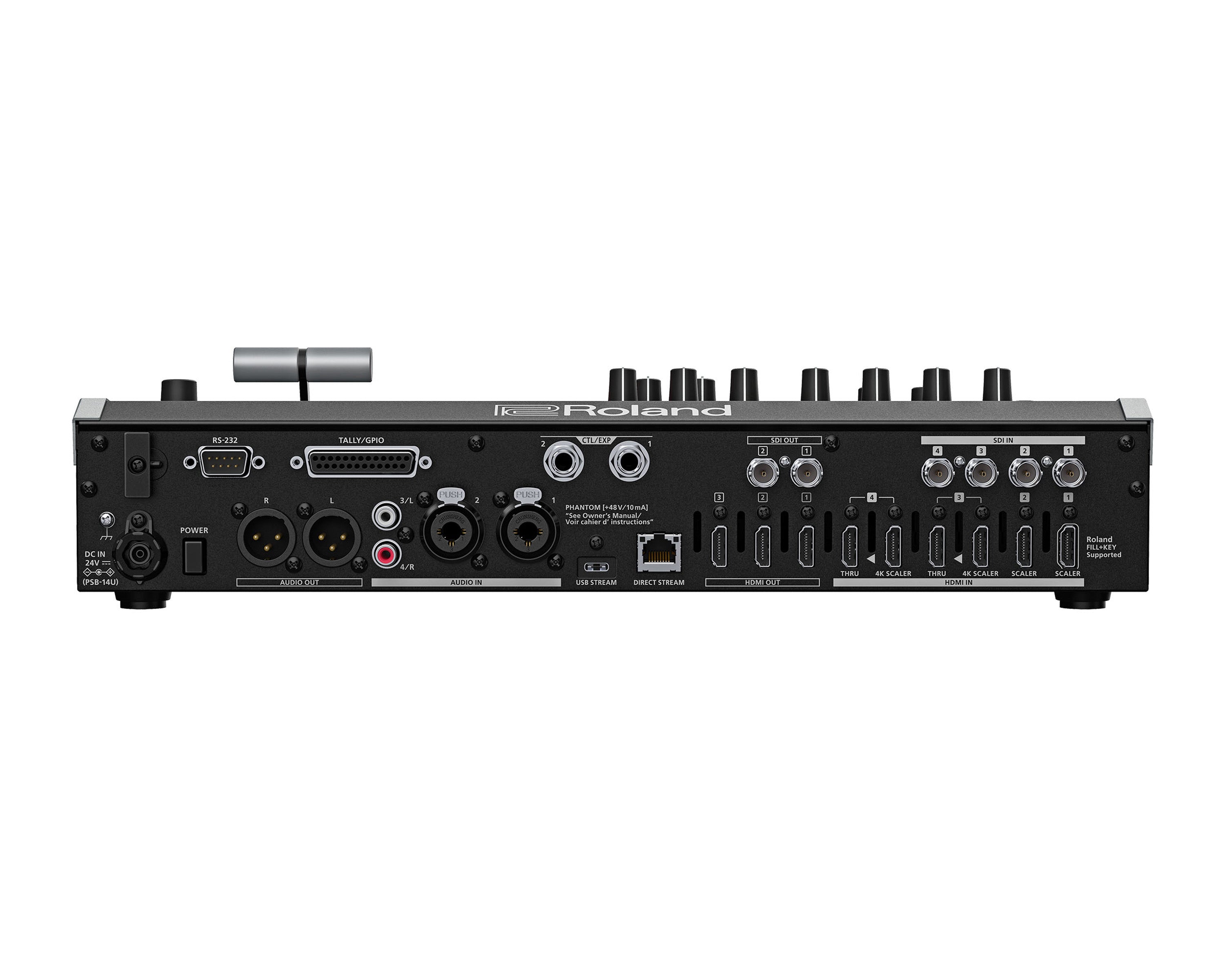 ROLV80HD - Roland Pro AV V 80HD Streaming Video Switcher with 28Ch Digital Audio Mixer Image 2