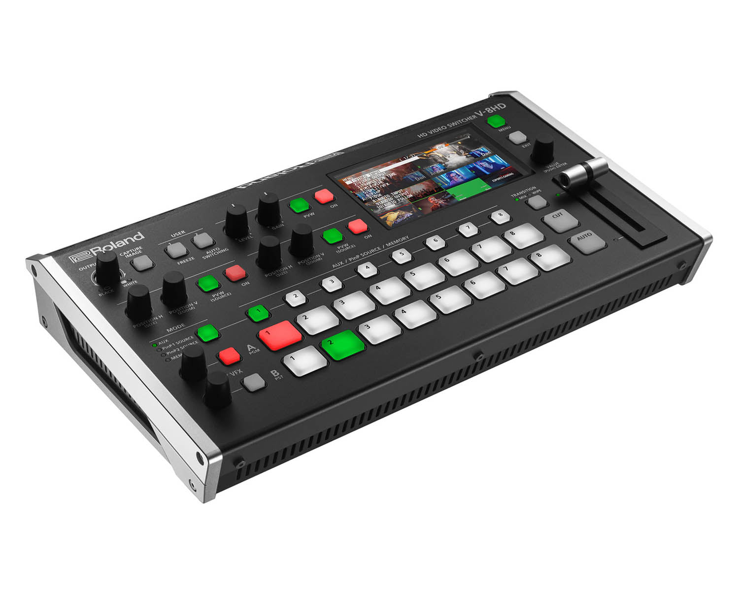 ROLV8HD - Roland Pro AV V 8HD Compact Video Switcher 8 Inputs or 5 Layer Effects Image 4