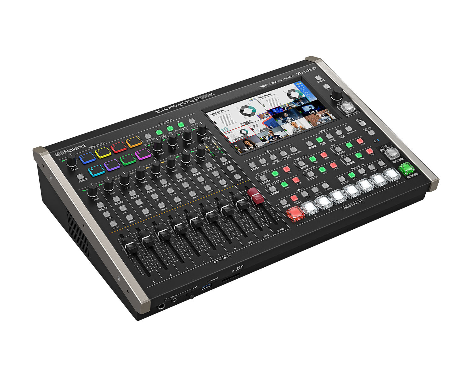 ROLVR120HD - Roland Pro AV VR 120HD Direct Streaming AV Mixer HDMI 6 In or 3 Out and SDI 6 In or 3 Out Image 2