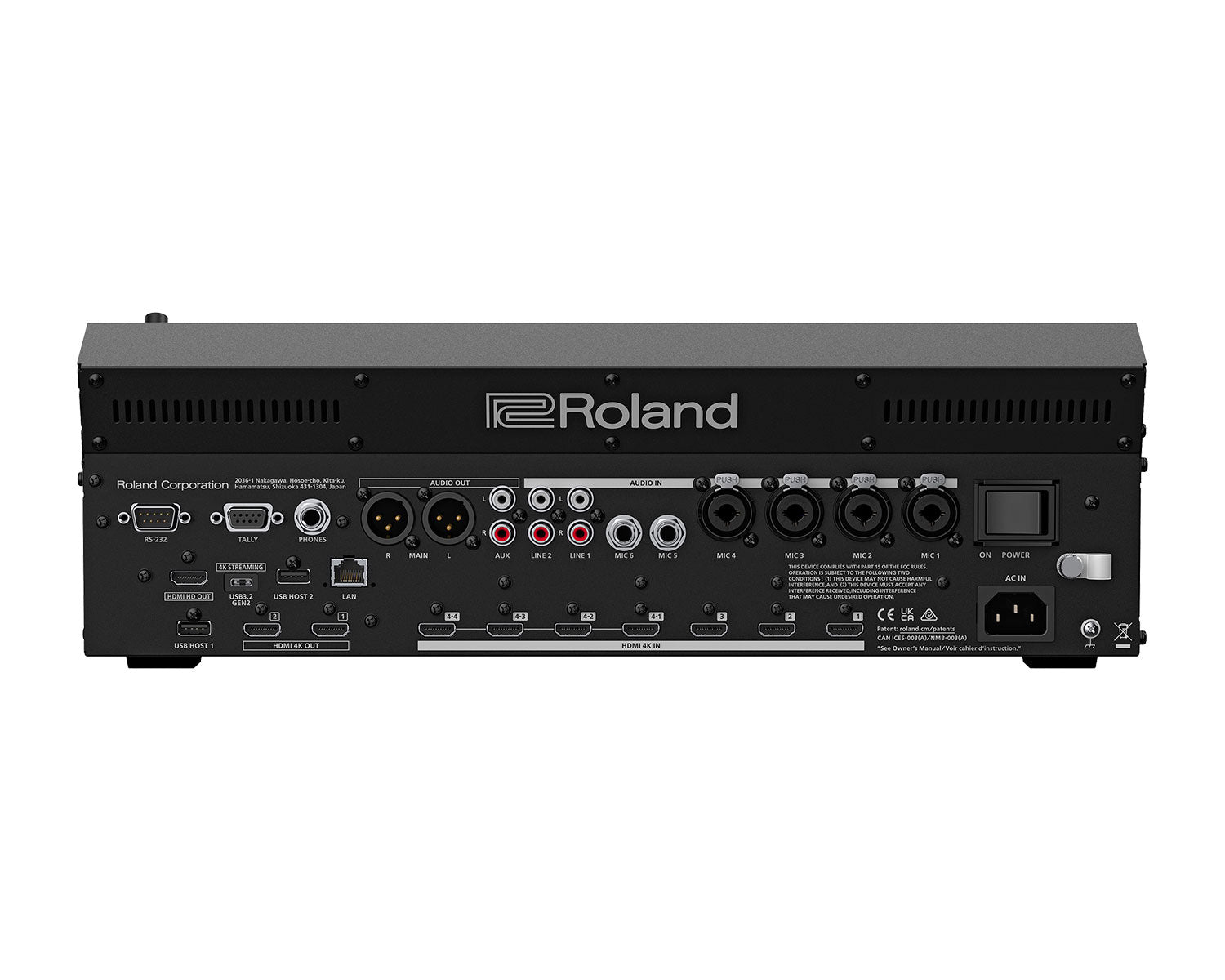 ROLVR400UHD - Roland Pro AV VR 400UHD 4K Streaming AV Mixer with Dual 7inch Touchscreens Image 7