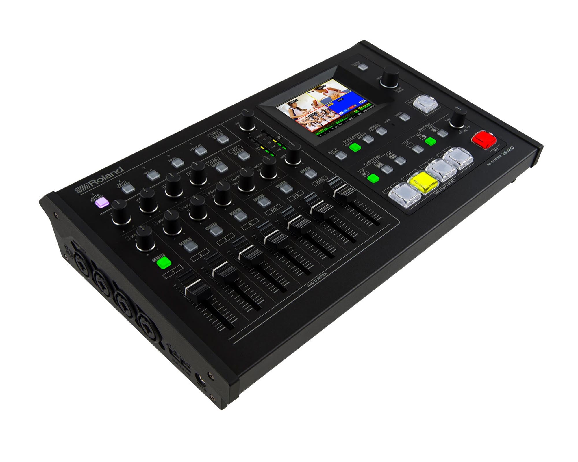 ROLVR4HD - Roland Pro AV VR 4HD HD AV Mixer 4Ch with HDMI in or out and Touch Multi Viewer Image 2