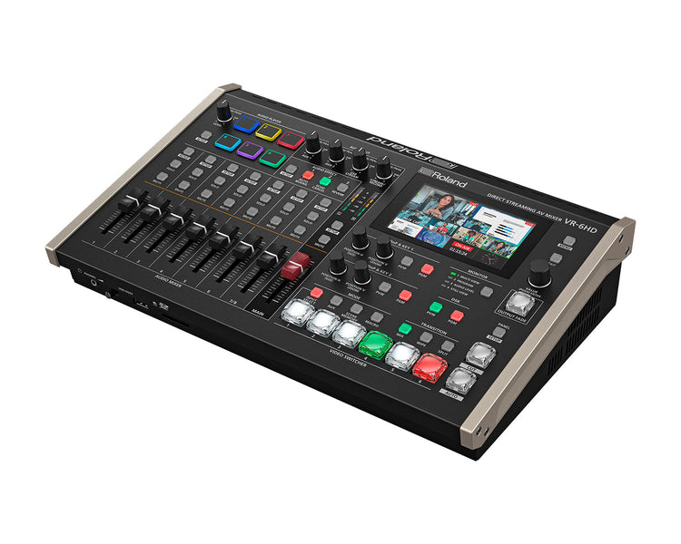 ROLVR6HD - Roland Pro AV VR 6HD Direct Streaming AV Mixer HDMI 6 In or 3 Out and USB C Streaming Image 4