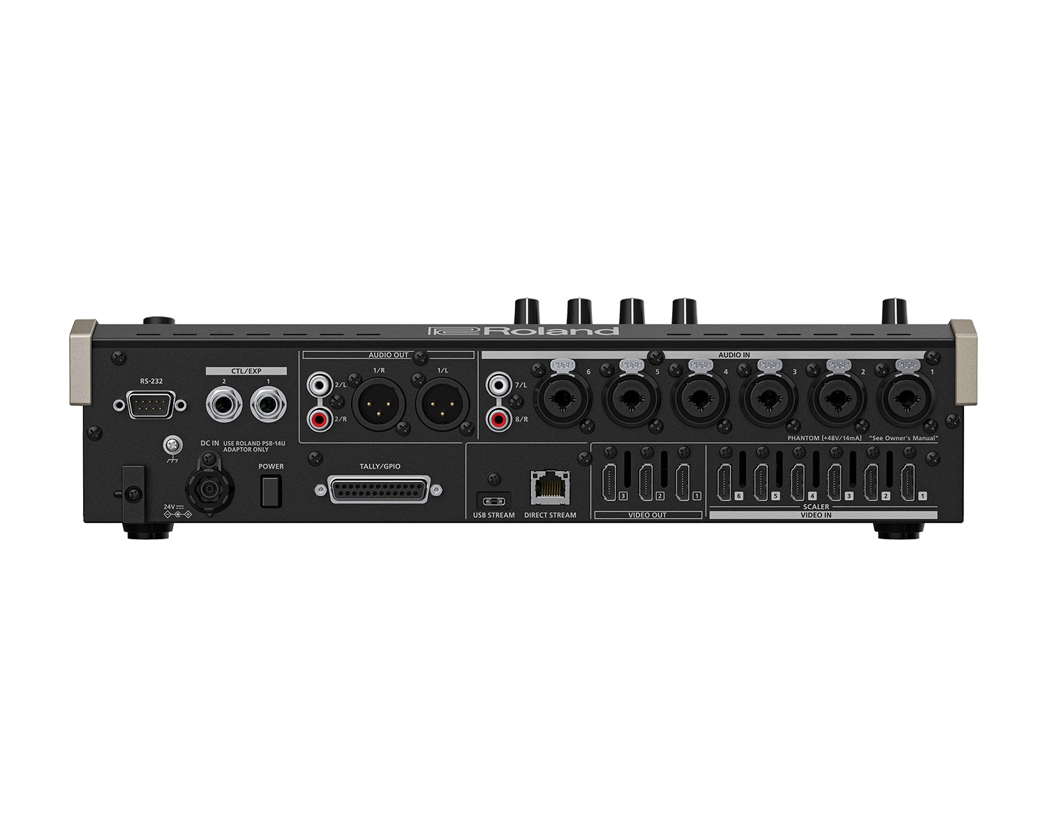 ROLVR6HD - Roland Pro AV VR 6HD Direct Streaming AV Mixer HDMI 6 In or 3 Out and USB C Streaming Image 5