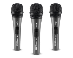 SENE835S3PK - Sennheiser e835S 3 PACK Dynamic Cardioid Vocal Microphone with Switch Image 1