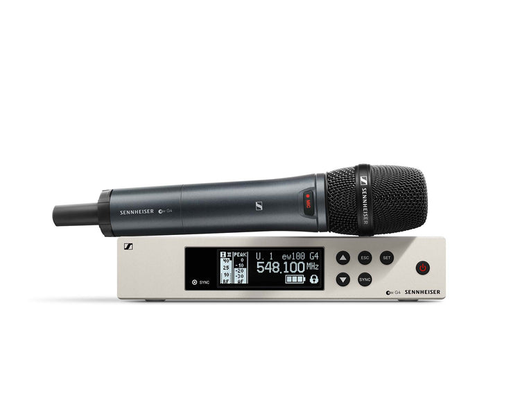 SENEW1008438 - Sennheiser EW100 G4 GB Handheld Mic System with 845S Supercardioid Tx CH38 Image 1