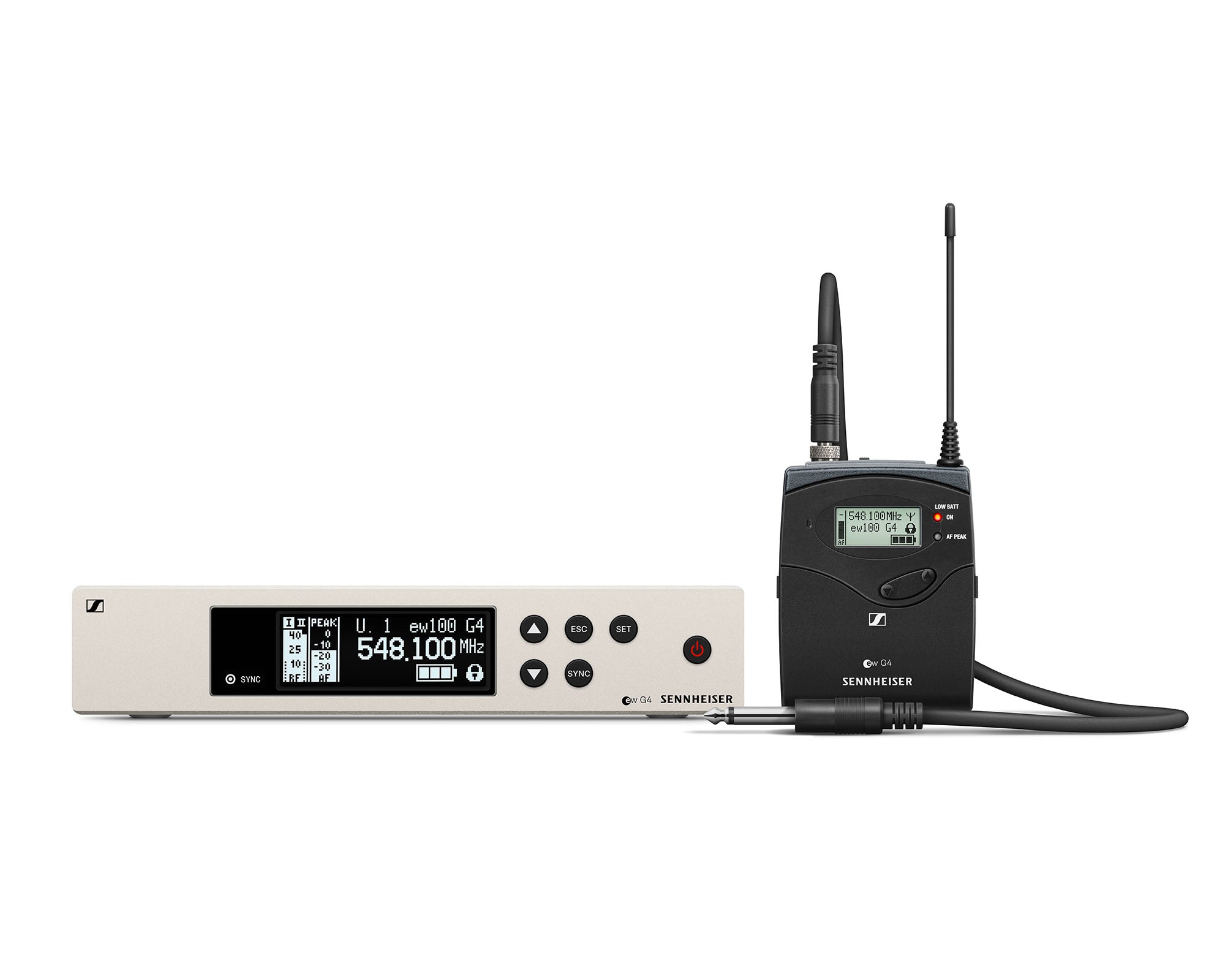 SENEW100G1G - Sennheiser EW100 G4 1G8 Guitar or Instrument System with Ci1N Cable 1.8GHz Image 1