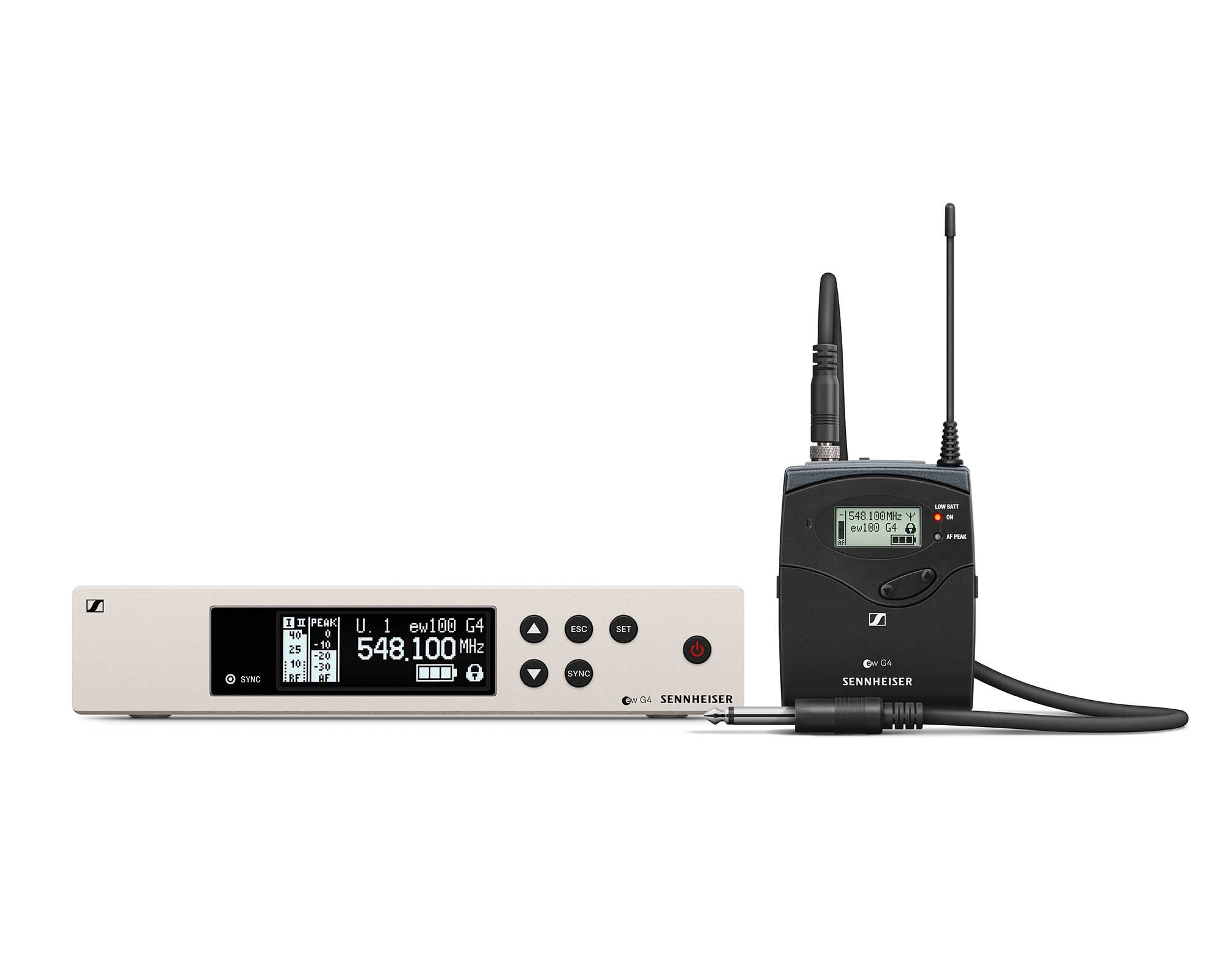 SENEW100G70 - Sennheiser EW100 G4 E Guitar or Instrument System with Ci1N Cable CH70 Image 1