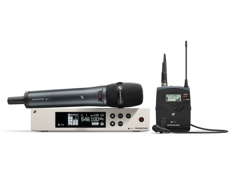 SENEW100LH38 - Sennheiser EW100 G4 GB Lapel or Handheld Mic System ME2 or 835S Mic CH38 Image 1