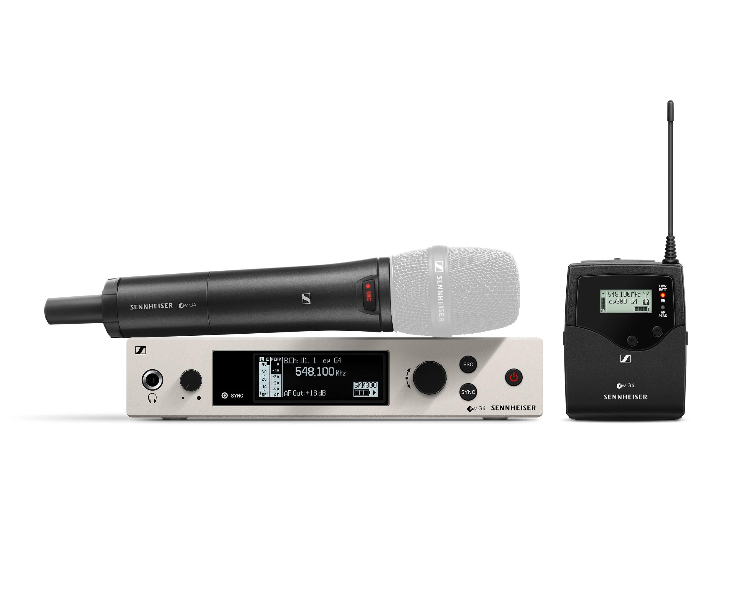 SENEW300D38 - Sennheiser EW300 G4 GBW H or Held and Bodypack Base System (SKM300 or SK300) CH38 Image 1