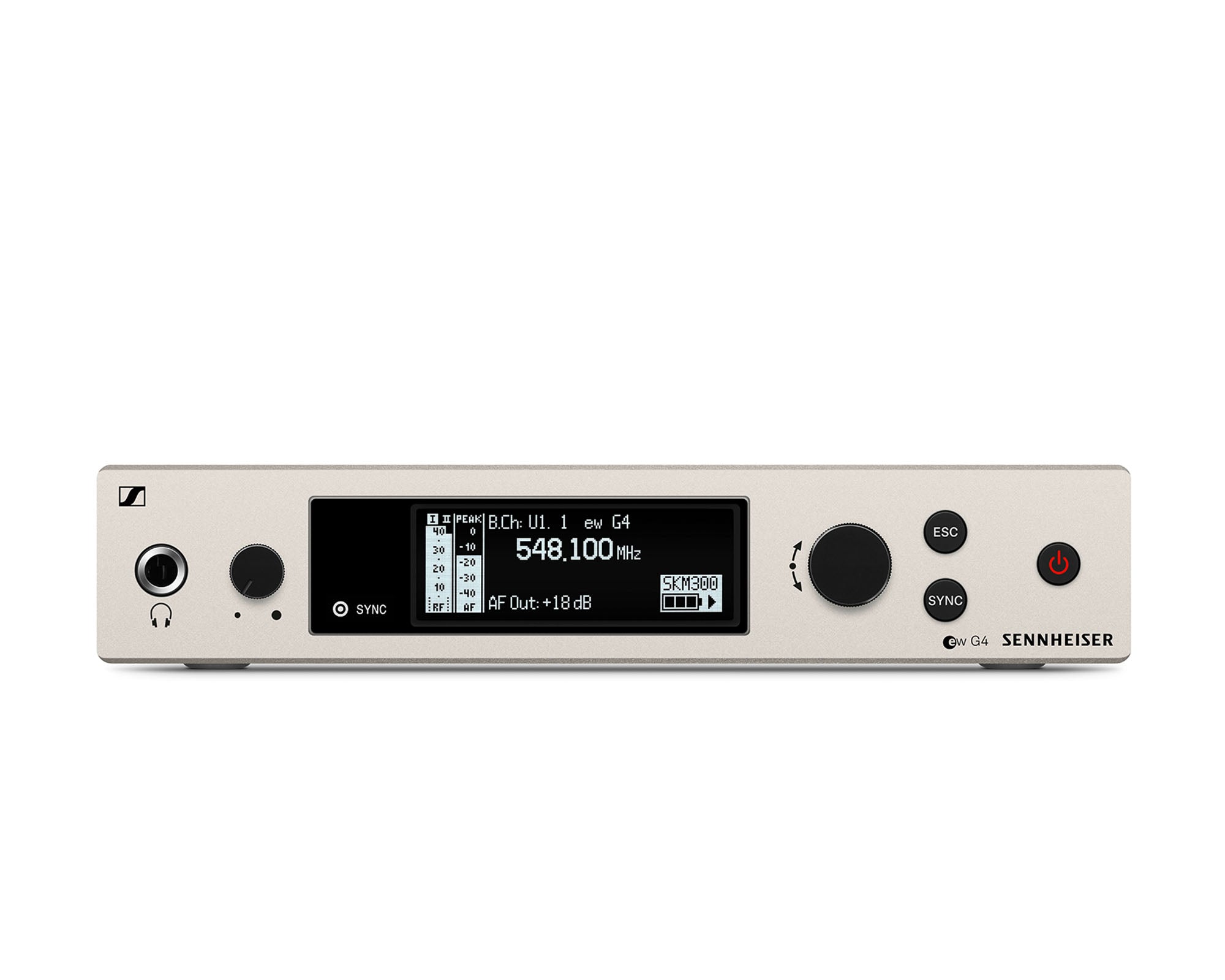 SENEW5009638 - Sennheiser EW500 G4 GBW Handheld Mic System w or E965 Supercardioid Mic CH38 Image 2
