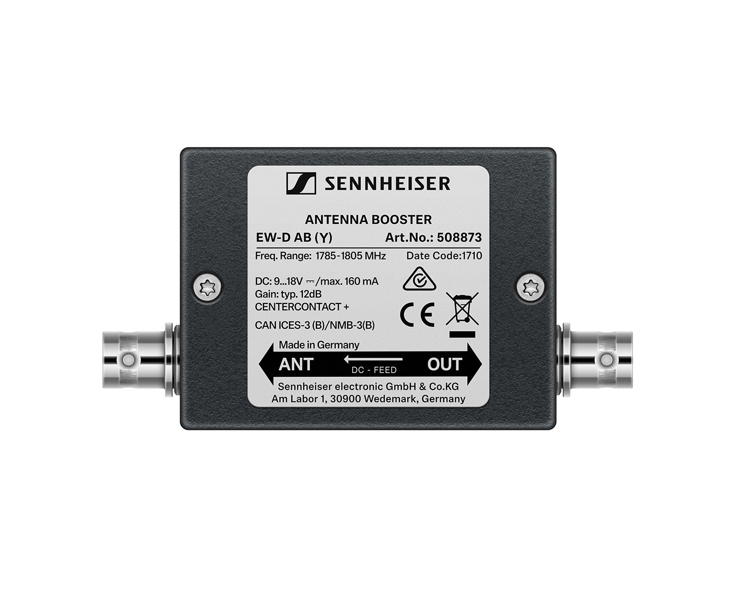 SENEWDAB1G8 - Sennheiser EW D AB Antenna Booster (Y) 1.8GHz Image 2