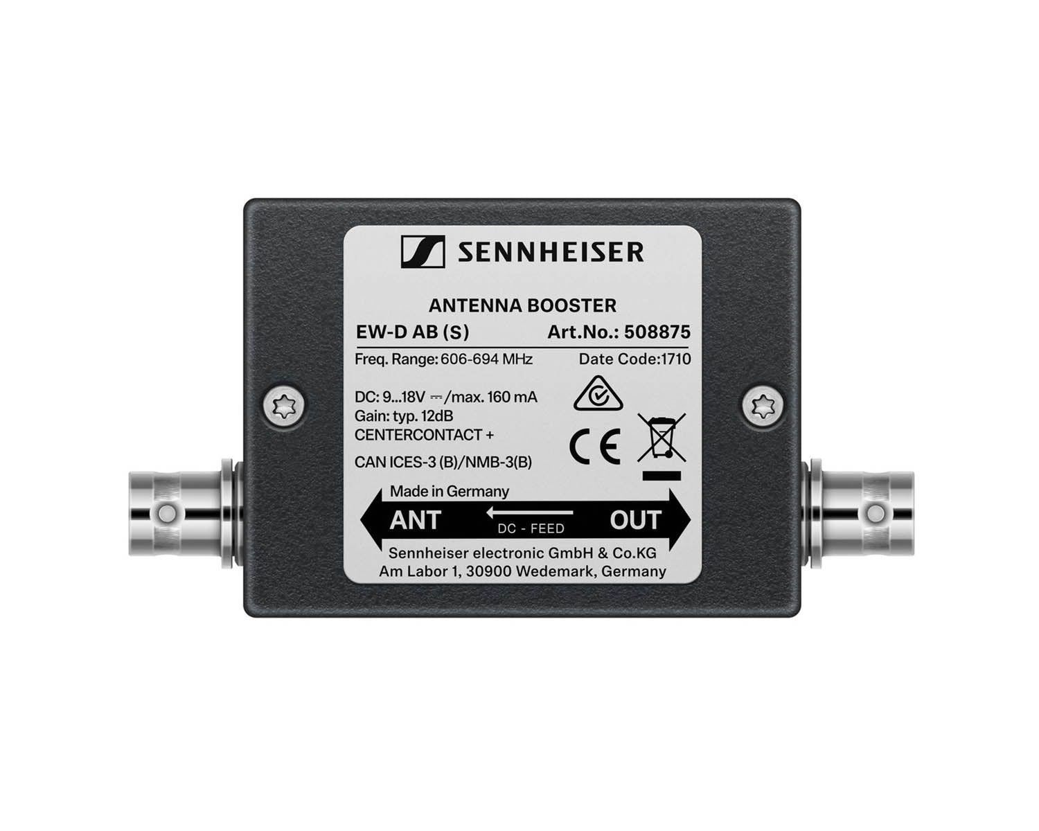 SENEWDAB38 - Sennheiser EW D AB Antenna Booster 606  694MHz (S) CH38 Image 2