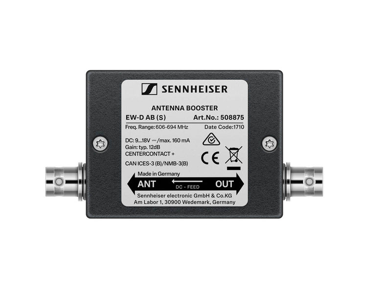 SENEWDAB38 - Sennheiser EW D AB Antenna Booster 606  694MHz (S) CH38 Image 2