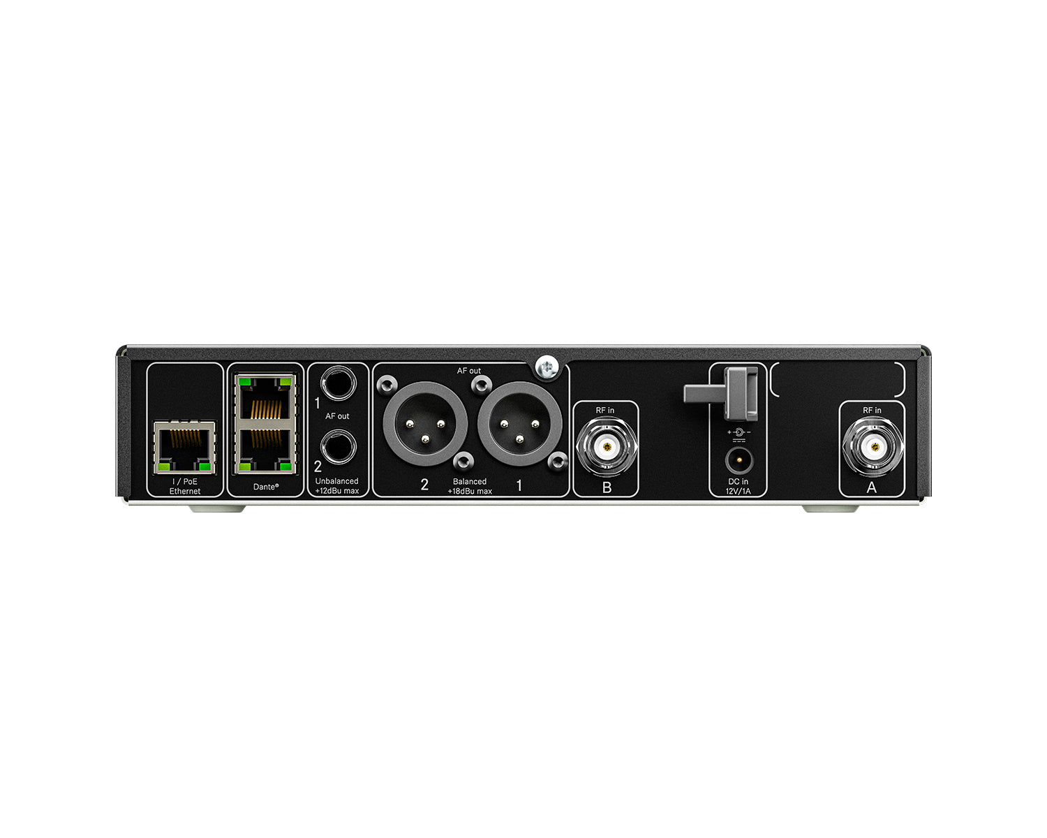 SENEWDXE2D70 - Sennheiser EW DX EM 2 DANTE DUAL Half Rack Receiver 1U (U1 or 5) CH70 Image 2