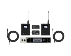 SENEWDXM270 - Sennheiser EW DX MKE 2 SET DUAL Wireless Lapel Mic System (U1 or 5) CH70 Image 1