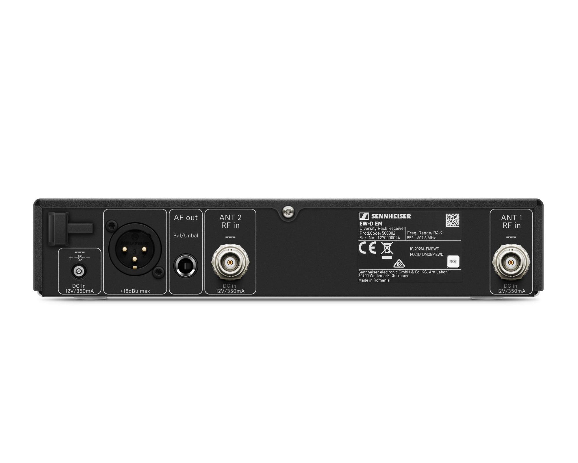SENEWME8370 - Sennheiser EW D ME2 or 835 S Wireless Lapel and Handheld Mic System (U1 or 5) CH70 Image 3