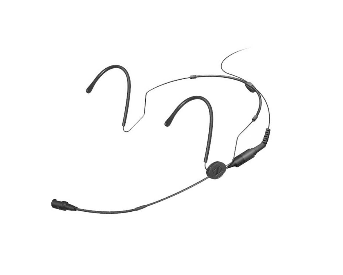 SENHSP44 - Sennheiser HSP 4 Cardioid Modular Headmic 3 Pin Connector Black Image 2