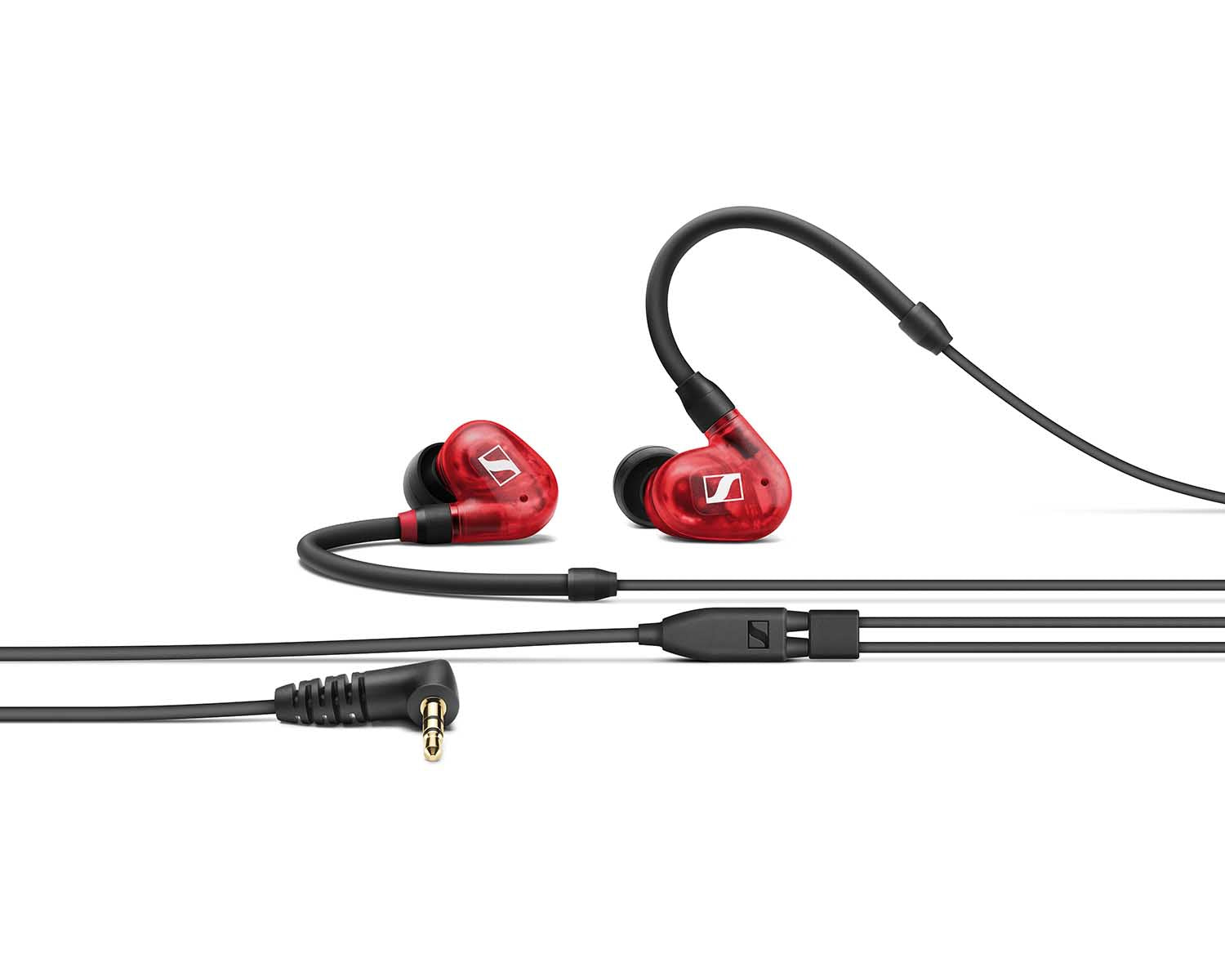 SENIE100PR - Sennheiser IE 100 PRO In Ear Monitoring Earphones (IEM) 1.3m Cable Red Image 1